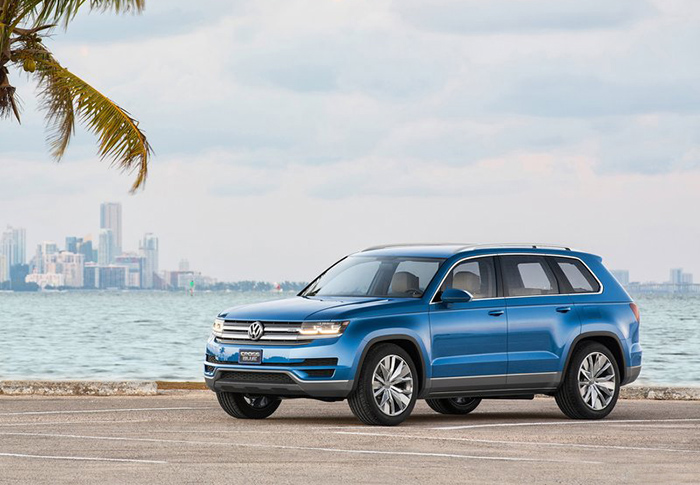 Серийное производство семиместного Volkswagen Cross Blue стартует в 2016 году